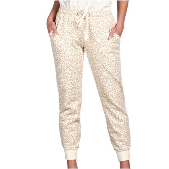 NWT- Sanctuary Animal Print Peace Joggers Sz Large - Picture 1 of 6